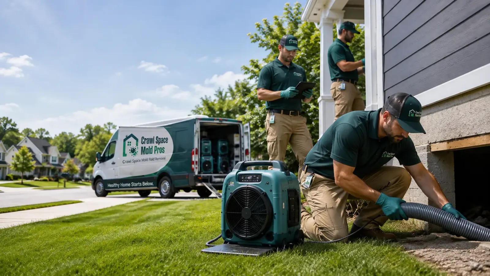Crawl Space Mold Removal in Orange, VA